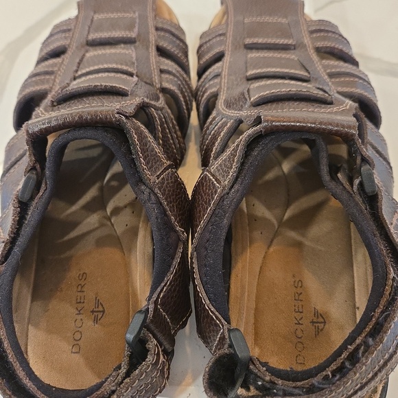 Leather Brown Fishermans Hiking Outdoor Sandals Mens Size 12 main image 4